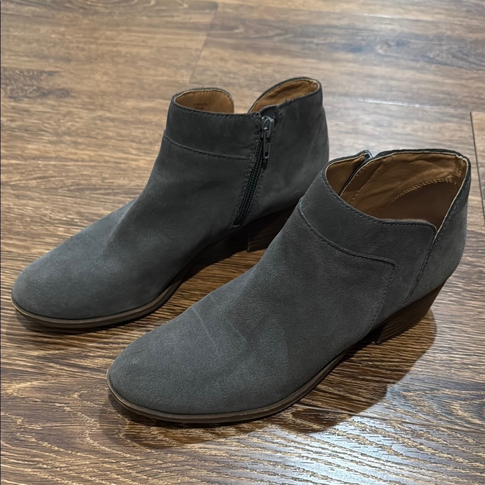 Lucky brand Gray Ankle Boots